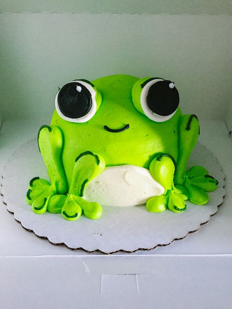 Kawaii, Baby Yoda Party, Birthday Frog, Yoda Party, Mushroom Cake, Frog Birthday Party, Cake For Baby, Frog Birthday, Frog Cake