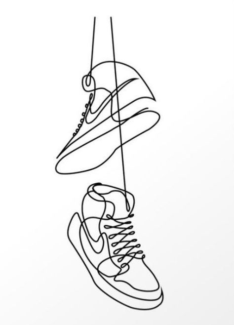 Hipster Prints, Sneakers Wallpaper, Sneakers Art, Idee Cricut, Couple Drawing, Poster Decor, Sneaker Art, 문신 디자인, Wall Art Large