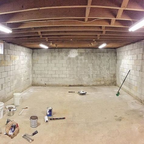 Convert Garage To Art Studio, Small Basement Workshop, Basement Art Studio Unfinished, Garage Into Art Studio, Basement Art Studio Ideas, Art Studios Ideas, Craft Room Basement, Basement Art Studio, Studio Basement