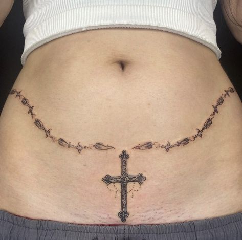 Heart Womb Tattoo, Womb Tattoos Meaning, Cross On Stomach Tattoo, Cybersigilism Womb Tattoo, Womb Tattoo, Cross Tattoo Cybersigil, Cross Cybersigilism, Heart Shaped Cybersigilism Tramp Stamp, Human Painting