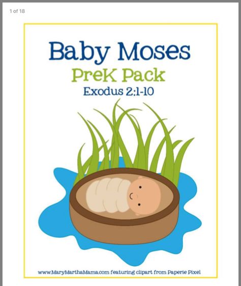 Baby Moses Crafts For Kids, Moses Craft Preschool, Baby Moses Craft, Baby Moses Crafts, Moses Craft, Story Of Adam And Eve, Preschool Skills, Toddler Bible, Christmas Sunday School