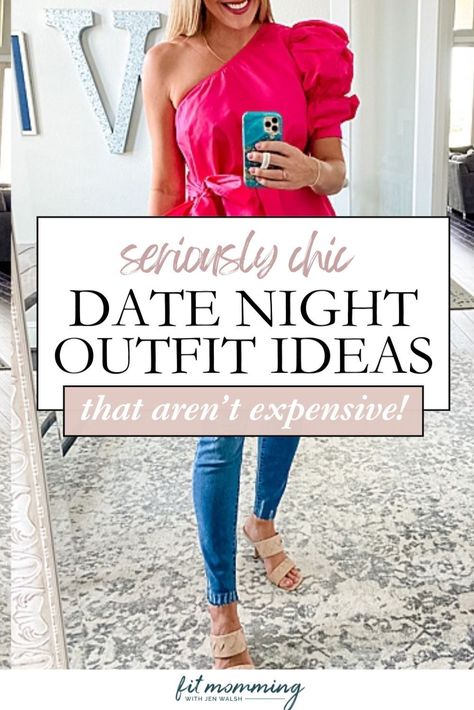 Elevate your Date Night Outfit game with our budget-friendly style tips. Our blog post covers a variety of trendy Date Outfits, including must-have First Date Outfits that combine elegance with affordability. Get ready to dazzle on your next date without breaking the bank, thanks to our savvy fashion advice. Casual Dinner Date Outfit, Casual Date Night Outfit Summer, Tops From Amazon, Outfit For Date Night, Trendy Date Night Outfit, Amazon Tops, Date Night Outfit Ideas, Casual Date Night Outfit, Night Outfit Ideas