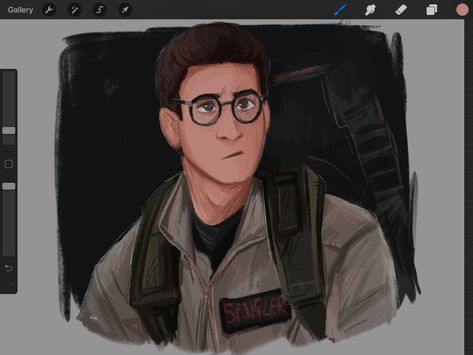 Egon Spengler Fanart, Ghostbusters Gif, The Real Ghostbusters Art, Gozer Ghostbusters Afterlife, Spangler Ghostbusters, The Real Ghostbusters Egon, Ghostbusters Ii, Ghost Shows, Ghostbusters 1984