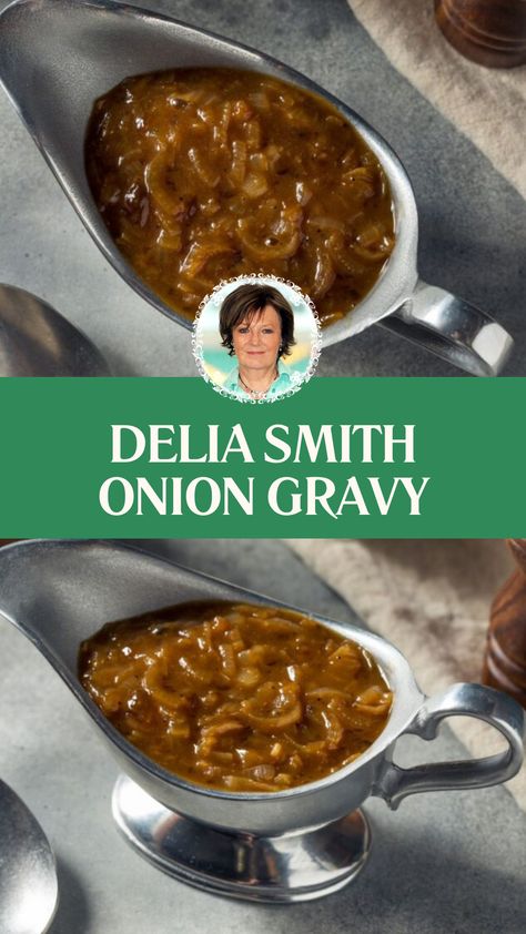 Delia Smith Onion Gravy Easy Onion Gravy Recipe, Vegetable Gravy Recipe, Onion Gravy Recipe Simple, Onion Gravy Recipe, Worcestershire Sauce Recipes, Groundnut Oil, Vegetable Gravy, Foodie Lover, Delia Smith