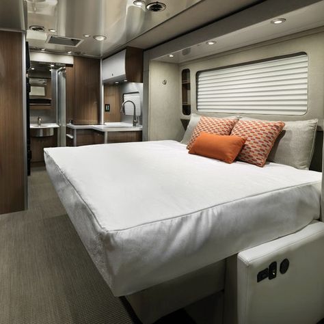 Get a closer look at the Atlas Murphy Suite floor plan to see if it is the right fit for you. Rv Murphy Bed, Airstream Atlas, Dream Camper, Airstream Travel, Airstream Travel Trailers, Class B Motorhomes, Large Refrigerator, Diy Storage Rack, Entertainment Cabinet