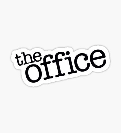 The Office Sticker Motorcycle Sticker Design Ideas, The Office Serie, Office Fonts, Office Birthday Party, The Office Stickers, Pic Collage, 7 Logo, Office Logo, Office Tv