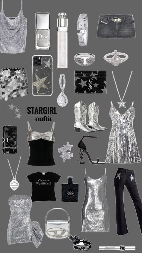 Stargirl ouftit🪩#nyc #stargirl#vibes Coldplay Concert Outfit, The Weeknd Concert Outfit, Stargirl Outfits, 18th Birthday Party Themes, Coldplay Concert, 17th Birthday Ideas, Disco Style, Taylor Swift Tour Outfits, Star Clothing