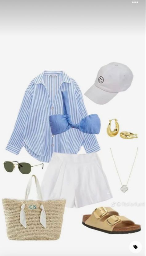 Classy Lake Outfit, Miami Boat Outfit, Summer Boat Outfits, Lake Day Outfit Summer, Boat Day Outfit Summer Casual, Hampton Outfits Summer, Boat Outfit Women Summer, Sailing Outfit Women, Lake House Outfits Summer