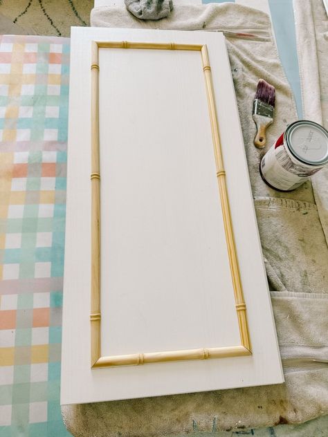 Bamboo Molding, Canada Dream, Ikea Ivar Hack, Bamboo Furniture Diy, Diy Bamboo, Budget Makeover, Room Storage Diy, Ikea Ivar, Painted Bamboo