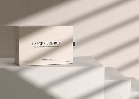 Free Large Slide Box Packaging Mockup - Pixpine.com Slide Box Packaging, Photoshop Templates Free, Slide Box, Free Packaging Mockup, Box Mockup, Free Photoshop, Packaging Mockup, Photoshop Template, Mockup Free Psd