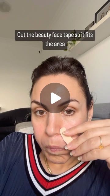 MONNA | Natural Beauty | Lifestyle | Expat Mom 🇴🇲 on Instagram: "The most amazing and affordable beauty hack you’ll find to avoid waking up with deep nasolabial lines.  Comment TAPE for more info."