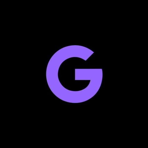 Purple and black Google logo Dark Purple Logo, Monthly Aesthetic, Homescreen Organization, Google Icon, Black And Purple Wallpaper, App Store Icon, Dark Purple Wallpaper, Purple Iphone, Google Logo