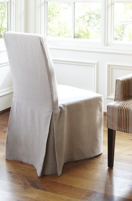 IKEA Dining Chair Slipcovers Now Available at Comfort Works! Pottery Barn Chair, Pottery Barn Dining Room, Patio Chico, Ikea Dining Chair, Dining Room Chair Slipcovers, Ikea Dining, Linen Dining Chairs, Dining Room Chair Covers, Chair Slipcovers