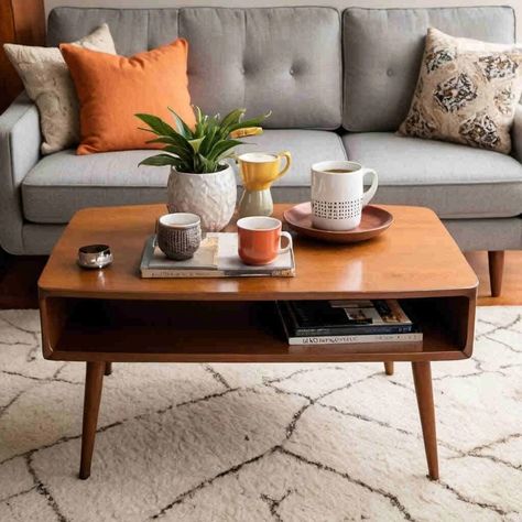 Mid Century Modern Wood Coffee Table You'll Love - Mid-Century Modern (MCM) 30s House, Midcentury Coffee Table, Mcm Coffee Table, Prancing Pony, Folding Coffee Table, Modern Wood Coffee Table, Mid Century Modern Wood, Mid Century Modern Coffee Table, Mid Century Coffee Table