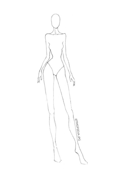 My fashion figure template for your design, 11-Head fashion figure, fashion pose to illustrate your clothes. #fashionfigure #fashionpose #fashionillustration #figuretemplate Model Figure Pose, Pose Mannequin, Figure Template, Fashion Illustration Template, Fashion Sketch Template, Fashion Model Drawing, Croquis Fashion, Fashion Figure Templates, Fashion Pose