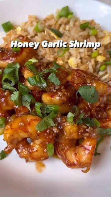 Chinese Shrimp Recipes, Food Change, Coconut Shrimp, Garlic Shrimp, Honey Garlic, Shrimp Recipes, Minced Garlic, Fajitas, Chinese Food