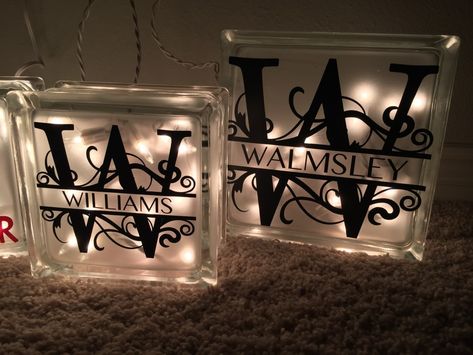 These DIY decorative glass blocks look great on a table or a mantle and can be customized for a holiday or year-round use. Lighted Glass Blocks Diy, Decorative Glass Blocks, Glass Block Crafts, Pirate Crafts, Lighted Glass Blocks, Wholesale Crafts, Wood Craft Patterns, Diy Blocks, Tile Crafts