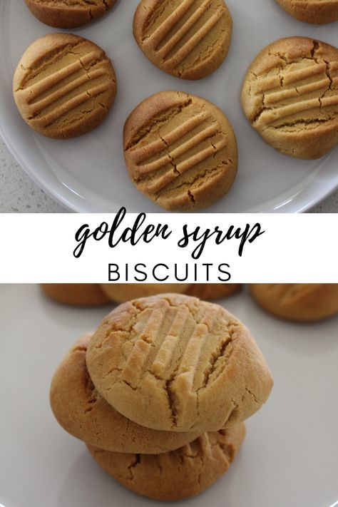 Baking Recipes Biscuits, Golden Syrup Biscuits, Recipes Using Golden Syrup, Golden Syrup Cookies, Recipes With Golden Syrup, Biscuits And Cookies Simple Recipes, Golden Syrup Recipes, Simple Biscuit Recipe, Syrup Cookies