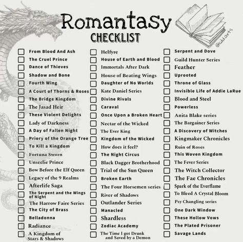 Book Checklist, Book List Must Read, Books Tbr, Tbr Pile, Fiction Books Worth Reading, Book Reading Journal, Romance Series Books, Books Everyone Should Read, Paranormal Romance Books