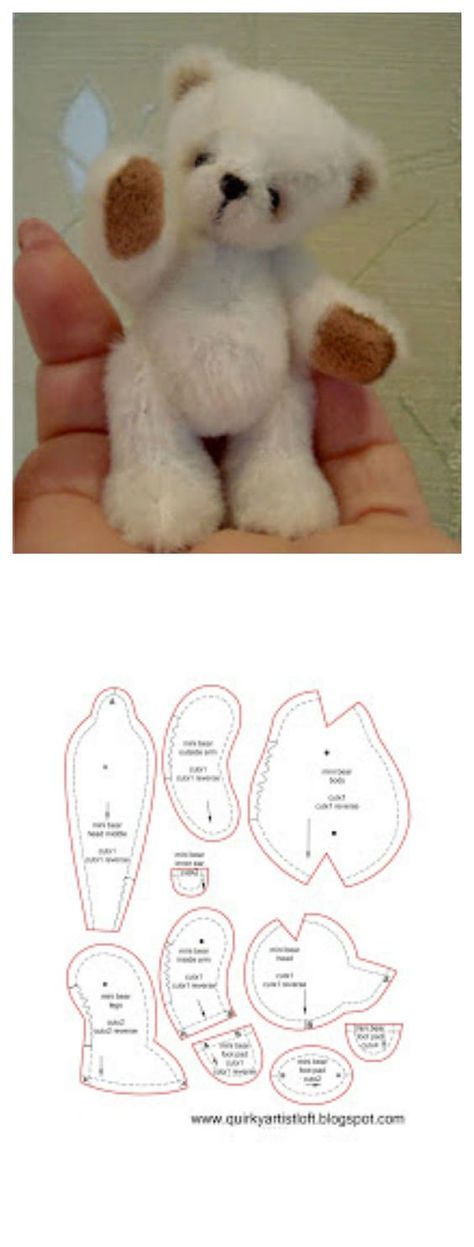 Teddy Bear Patterns Free, Diy Teddy Bear, Diy Sy, Memory Bears Pattern, Bear Patterns Free, Teddy Bear Sewing Pattern, Soft Toy Patterns, Animal Sewing Patterns, Sewing Stuffed Animals