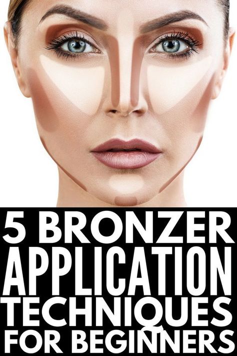 How to Use Bronzer | 5 step by step tutorials to teach you how to apply bronzer (and blush) for a sexy summer glow! Whether you have an oval or round face, fair skin, olive skin, or dark skin, these videos for beginners will teach you how to bronze your cheeks for a natural contour look. We’re also sharing the best contour makeup products for every skin tone! #contour #contouring #highlight #makeup #makeuptips #makeuphowto Apply Bronzer And Blush, Contour Makeup Products, Bronzer Application, Best Contour Makeup, Apply Bronzer, Best Contour, How To Apply Bronzer, Makeup Contour, Best Contouring Products