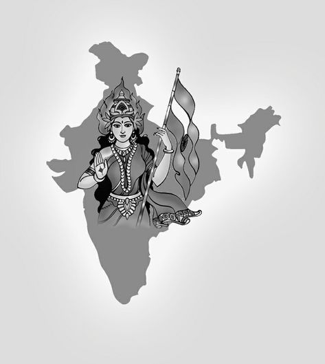 Bharat Maa Drawing, Bharat Maa, School Decoration, School Decorations, Drawings, Quick Saves