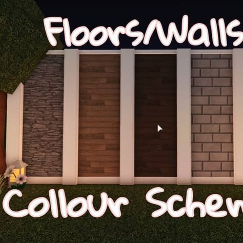 #roblox #robloxbuild #bloxburg #robloxgame Bloxburg Modern House Palette, Blocksburg House Color Palette, Bloxburg Brown Color Schemes, Roblox House Color Schemes, Good Exterior House Colors Bloxburg, Bloxburg House Ideas Walls, Bloxburg House Color Ideas Modern, Bloxburg Wall And Floor Colors, Bloxburg House Wall Colours Exterior