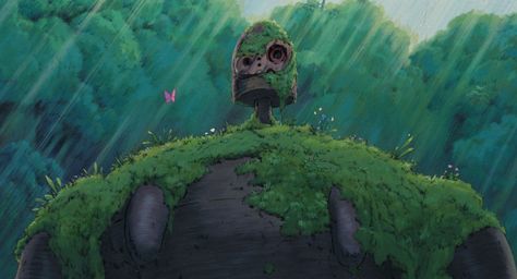 Studio Ghibli finishes free-to-use image release with 250 from Nausicaa, Laputa, and more | SoraNews24 -Japan News- Oga Kazuo, Laputa Robot, Ghibli Core, Ghibli Background, Mononoke Hime, Art Studio Ghibli, Post Apocalyptic City, Studio Ghibli Movies, Castle In The Sky