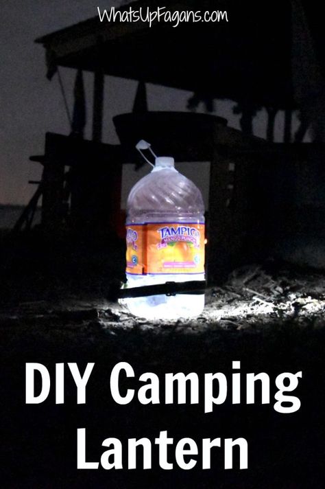 How to make a DIY camping lantern. Very cool and easy camping hack tip! Camping Hack, Easy Camping Hacks, Camping Safety, Camping Diy, Kids Camping, Camping Lantern, Easy Camping, Diy Camping, Camping Checklist