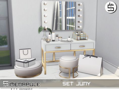 Pouf Coffee Table, Sims 4 Beds, Acrylic Dining Chairs, Resource Furniture, Black And White Wedding Theme, Mod Furniture, Sims 4 Bedroom, Sims 4 House Plans, Play Sims