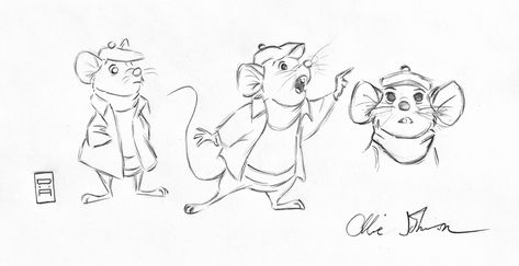 Ollie Johnston, Disney Storyboard, Adventure Illustration, The Rescuers, Rough Sketches, Frank Thomas, Disney Artists, Graphic Arts Illustration, Disney Animals