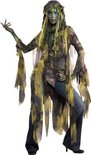 Swamp Costume, Voodoo Queen Costume, Witch Decor Ideas, Swamp Beast, Swamp Queen, Voodoo Queen, Sea Costume, Swamp Monster, Zombie Prom