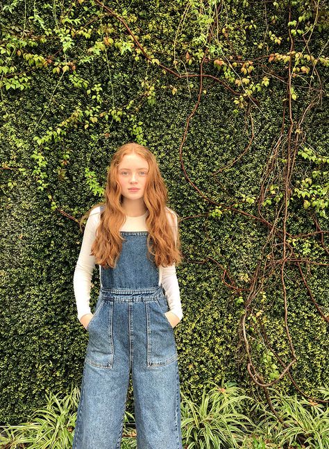 Stranger Things 2's Sadie Sink On Denim, Fashion Icons And '80s Style - Topshop Blog Fitness Outfits, 90's Fashion, Tumblr Outfits, Diana Ross, Sadie Sink, Fashion Icons, Outfit Trends, Sport Style, Emma Roberts