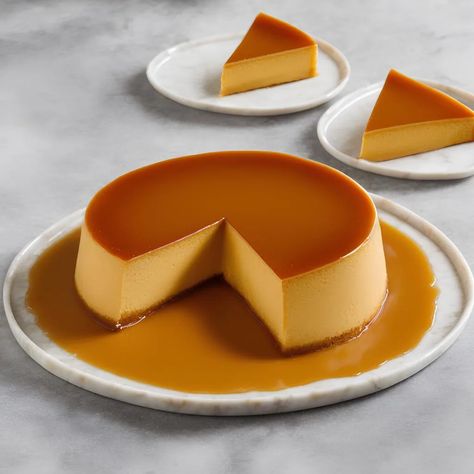 Carmel Recipe, Orange Cake Recipe Easy, Caramel Custard Recipe, Caramel Pudding Recipe, Caramel Creme Brulee, Caramel Flan, French Dessert Recipes, Caramel Recipe, Caramel Pudding