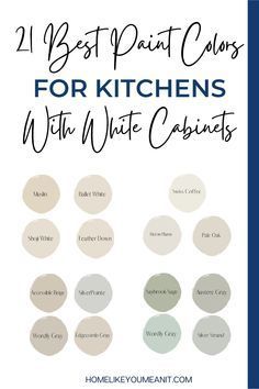 Paint Color To Go With White Cabinets, Paint Colors To Go With White Cabinets, Kitchen Paint Ideas White Cabinets, Kitchen Wall Colors For White Cabinets, Kitchen Wall Color Ideas With White Cabinets, All White Kitchen With White Floors, Best White Cabinet Color, Kitchen Paint Colors With Off White Cabinets, Best Kitchen White Paint Colors