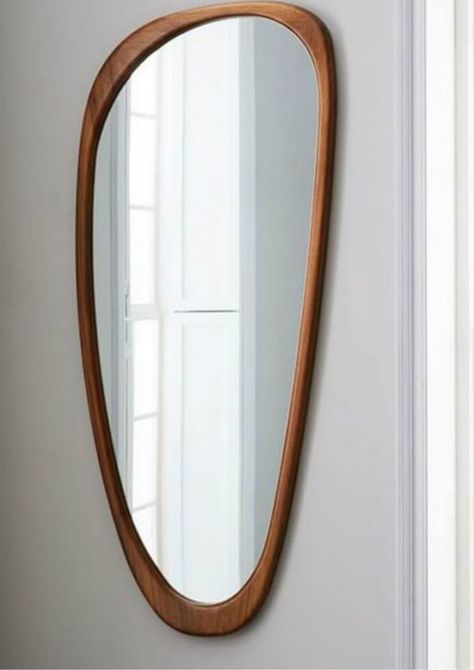 With the vintage style coming in big in all things interior design, mid-century mirrors will make their way into your home. #mirror #selfiemirror #simpleform #bedroommirror #hallmirror #modernagemirrors #luxurymirrorsdesigns Mid Century Modern Mirror Wall, Retro Full Length Mirror, Mid Century Wall Mirror, Mid Century Mirror Wall, Mid Century Modern Mirrors, Mid Century Mirrors, Cool Mirror Ideas, Mcm Mirror, Mirror On Wall