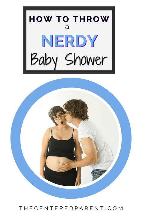 Planning a nerdy baby shower? This post has everything you need to get started - from nerdy baby shower themes to decor to favors and more! Science Baby Shower Ideas, Nerdy Gender Reveal, Baby Shower Planning Checklist, Gamer Baby, Dragon Baby Shower, Nerd Baby, Nerdy Baby, Star Wars Baby Shower, Harry Potter Baby Shower