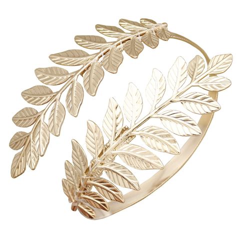 RechicGu Greek Roman Laurel Leaf Bracelet Armband Upper Arm Cuff Armlet Festival Bridal -- Be sure to check out this awesome product. (This is an Amazon affiliate link) Arm Cuff Jewelry, Gold Arm Cuff, Upper Arm Cuff, Upper Arm Cuffs, Laurel Leaf, Cuff Bracelets Handmade, Locket Bracelet, Arm Bracelets, Laurel Leaves