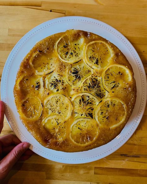 Lemon Upside Down Cake, Lemon Olive Oil Cake, Oil Cake, Lemon Olive Oil, Best Butter, Olive Oil Cake, Coconut Whipped Cream, Food System, Dairy Free Options