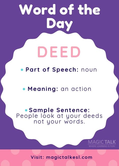 Word Of The Day Vocabulary English, English Word Of The Day, Word Of The Day Vocabulary, High School Activities, Natural Hair Care Tips, Classroom Language, Words To Use, English Vocabulary Words Learning, Parts Of Speech