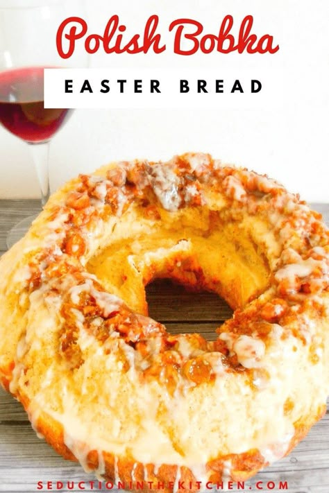 Polish Sweet Bread, Vegan Bakes, Babka Bread, Bread Bites, Cultural Foods, Easter Bread Recipe, Italian Easter Bread, Polish Desserts, Sweet Bakes