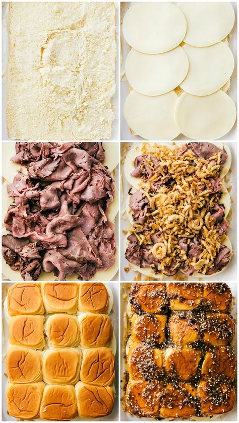 Easy French Dip Sliders | Chelsea's Messy Apron French Dip Sliders, Pepperoni Dip, Roast Beef Sliders, Chips Dip, French Dip Sandwiches, Dip Sandwiches, Slider Sandwiches, Beef Sliders, Cheesecake Dip