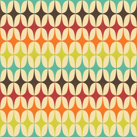 Retro Stars Removable Wallpaper Feature Wallpaper, Geometric Wallpaper, Retro Background, Geometric Fabric, Motif Vintage, Geometric Star, Retro Rainbow, Retro Geometric, Retro Fabric