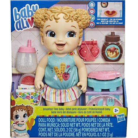 Muñeca Baby Alive, Barbie Bebe, Baby Blonde Hair, Dolls Aesthetic, Baby Breakfast, Baby Blue Shirt, Baby Doll Nursery, Baby Barbie, Baby Alive Dolls