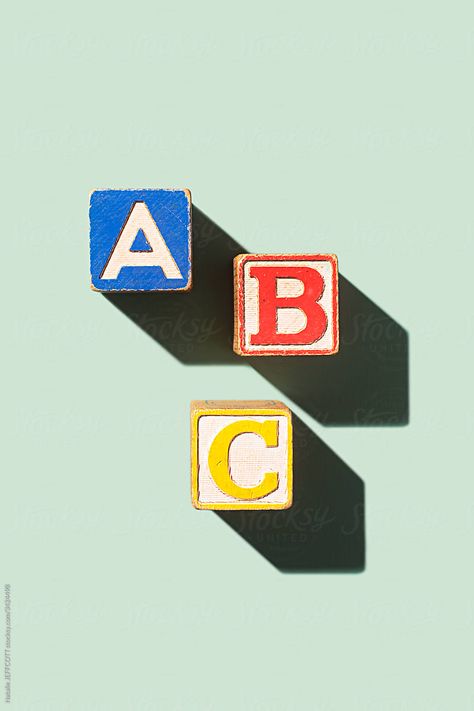 ABC blocks by Natalie JEFFCOTT - Stocksy United Building Blocks Illustration, Abc Illustration, Building Blocks Design, Abc Blocks, Atomic Habits, Block Play, Alphabet Blocks, Kids Blocks, Magazine Layout Design