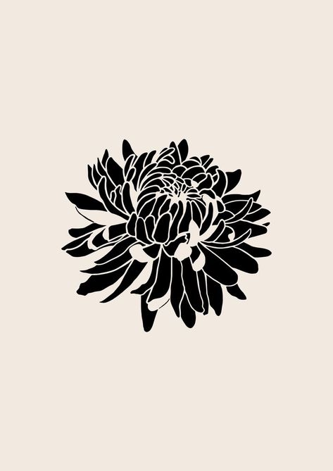 Chrysanthemum flower linocut print in three colour combinations. Printed on high-quality 200gsm matte paper. Available in multiple colours and sizes: A0 (118.9 x 84.1cm) A1 (59.4 x 84.1cm) A2 (42 x 59.4 cm) A3 (29.7 x 42 cm) A4 (21 x 29.7 cm) A5 (14.8 x 21 cm) More sizes are available! Please contact me for a custom size. All prints come unframed. Colours may differ in the final print. Instagram @hereandbull Flower Linocut, Lino Design, Print Instagram, Chrysanthemum Tattoo, Linoleum Print, Boho Mid Century, Tattoo Fails, 1080p Anime Wallpaper, Lino Cut