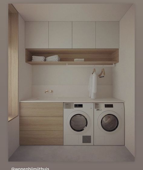 Minimal Laundry Room, Room Minimal, Kids Recipe, Home Decor Cozy, Latest Kitchen Designs, Stylish Laundry Room, Laundry Design, Laundry Essentials, Laundry Room Inspiration