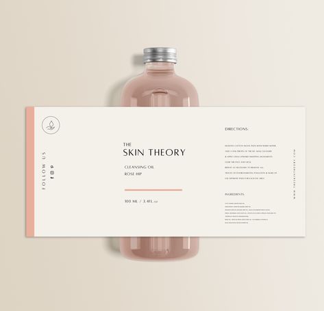 Product Labels, Cosmetic Label Design, Skincare Bottle Design Ideas, Cosmetic Product Label Design, Minimal Cosmetic Packaging, Minimalist Skincare Packaging Design, Skincare Label Design Cosmetic Packaging, Cosmetic Labels Design, Cosmetic Labels