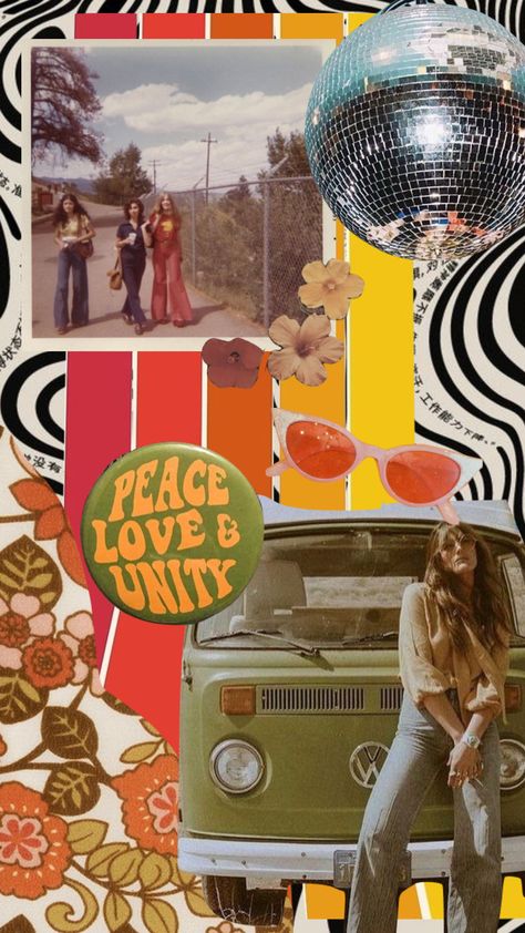 Hippies, 60s Aesthetic Wallpaper, Retro 60s Aesthetic, 60s Wallpaper, 60s Aesthetic, Hippie Aesthetic, Studio Backgrounds, Hippie Wallpaper, Macbook Wallpaper