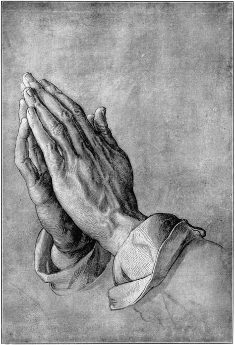 Albrecht Dürer (1471-1528) was a German painter, printmaker, mathematician, and theorist from Nuremberg. Pictured is his famous work: Hands Praying Hands Tattoo, Istoria Artei, Albrecht Dürer, Albrecht Durer, Praying Hands, 수채화 그림, Hand Art, Drawing Tutorials, Life Drawing